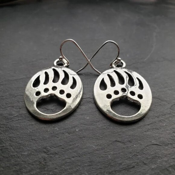 3/$15~Bear Paw Earrings - Picture 5 of 6
